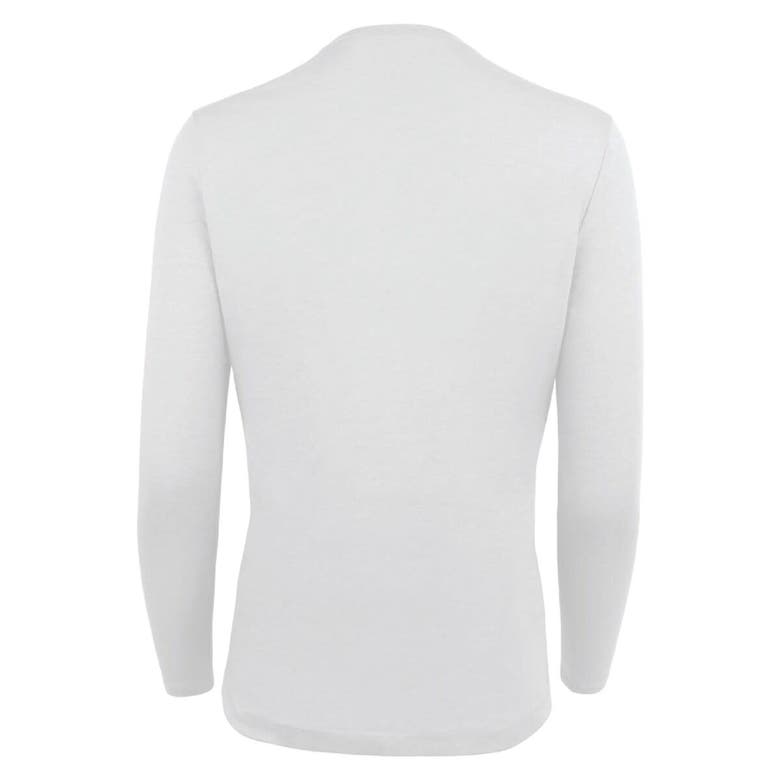 Shop Ahead White The Players Clubhouse Chelsea Long Sleeve T-shirt