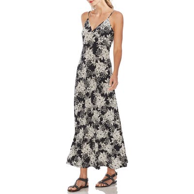 Vince Camuto Boudoir Botanical Maxi Dress, Black