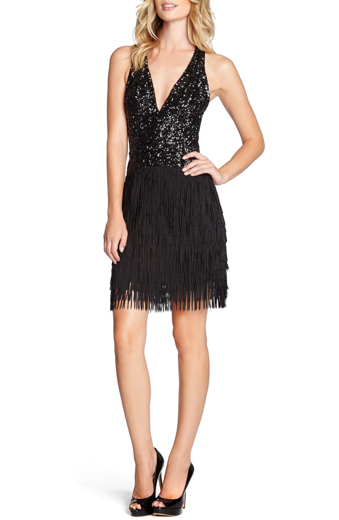 dress the population fringe dress