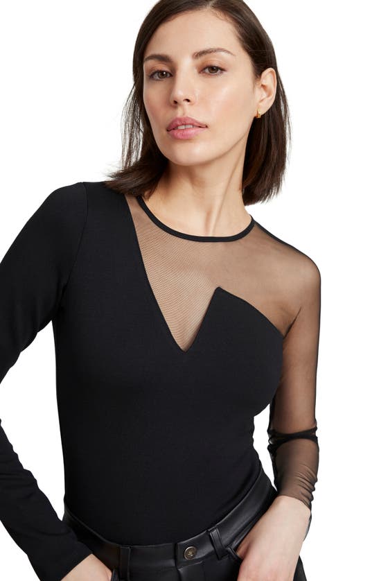 Marcella Nolita Mesh Top In Black