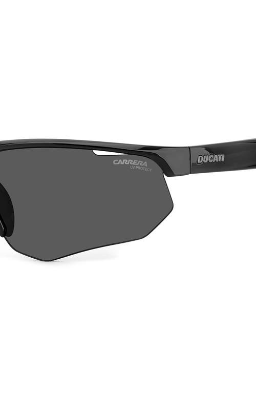 Carrera Eyewear X Ducati 69mm Carduc Rectangle Sunglasses In Black/grey