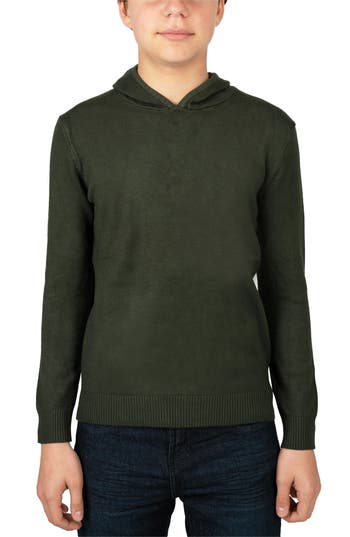 X-ray Xray Kids' Basic Hoodie In Olive