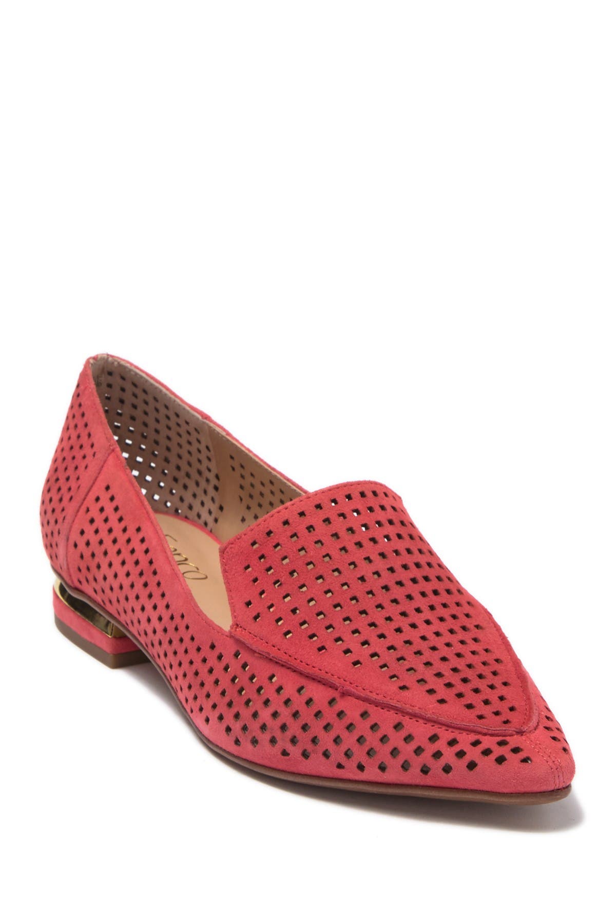 franco sarto perforated loafers