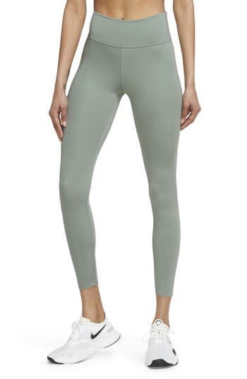 Nike One Lux 7/8 Tights In Gray