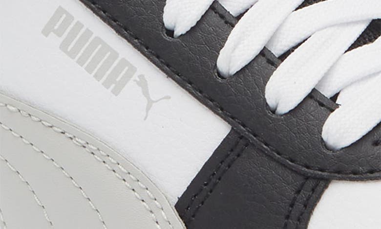 Shop Puma Kids' Carter Sneaker In  White-cool Light Gray