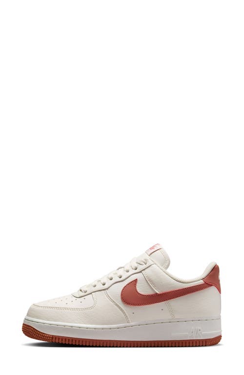 Nike Women's Air Force 1 '07 Next Nature Shoes In Sail/canyon Pink