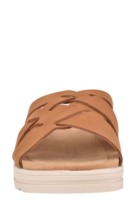 Easy Spirit Star Slide Sandal In New Ambra Synthetic