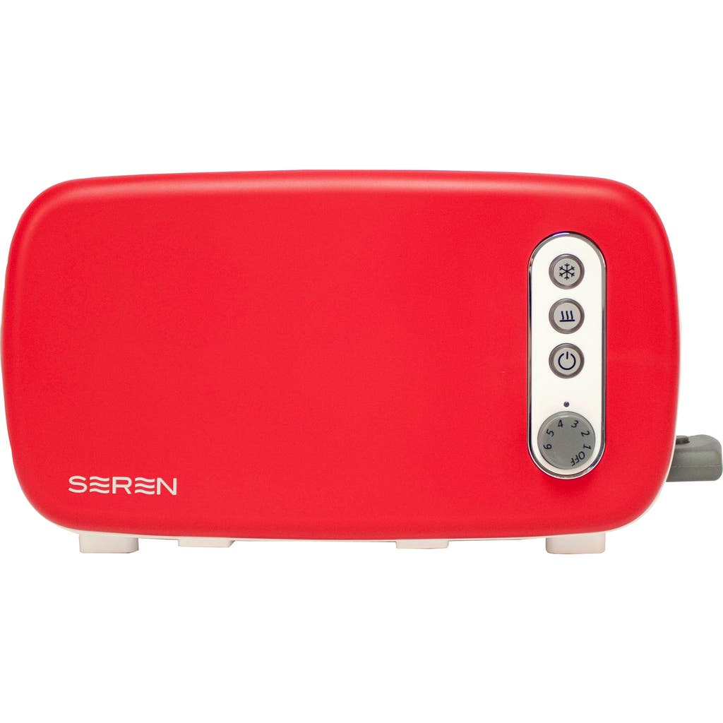 Berghoff Seren 2-piece Sliding Toaster In White/red