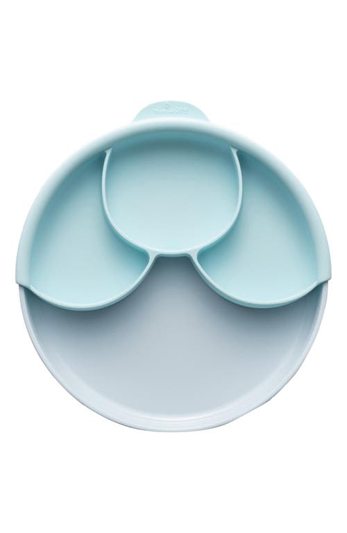 Miniware Healthy Meal Plate in Aqua/Aqua at Nordstrom