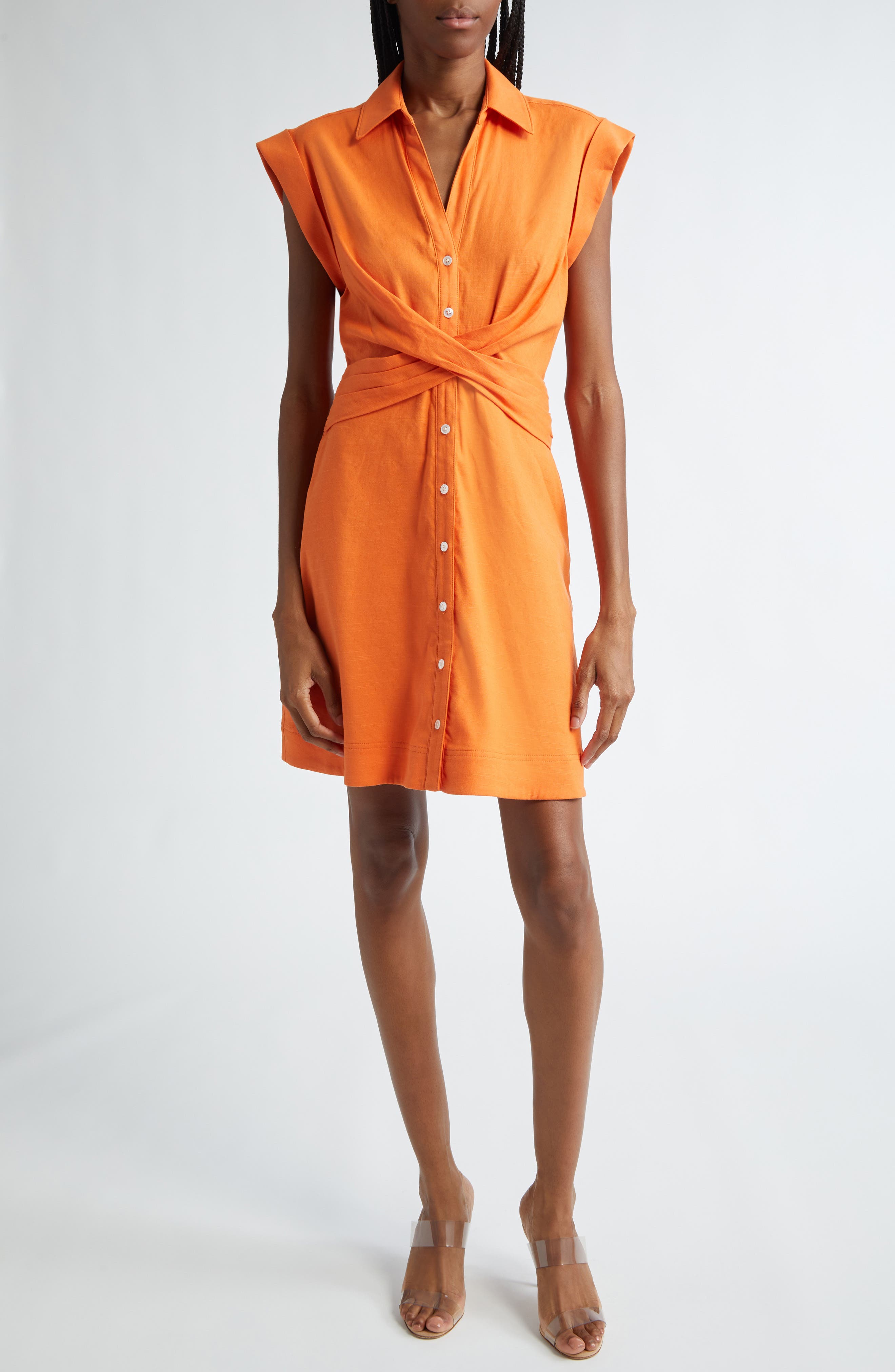 Women's Orange Shirtdresses | Nordstrom