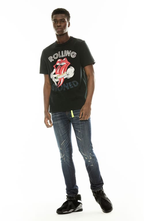 CULT OF INDIVIDUALITY CULT OF INDIVIDUALITY ROLLING STONED GRAPHIC T-SHIRT