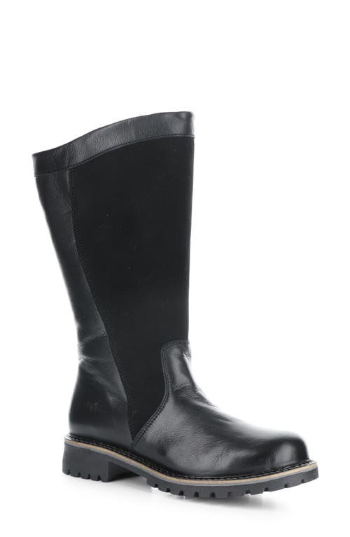 Bos. & Co. Henry Waterproof Winter Boot in Black Feel/Suede