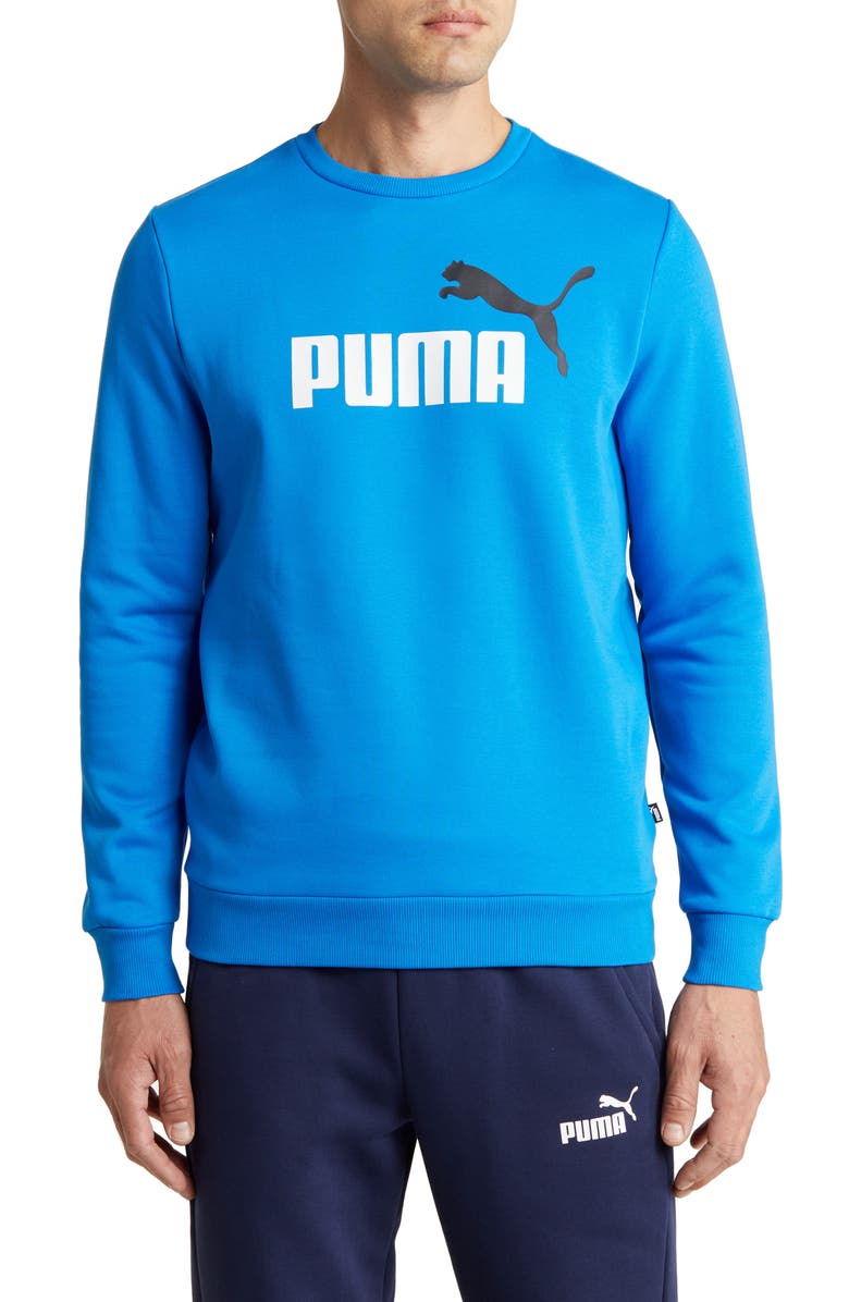 PUMA Essentials Long Sleeve Crewneck Logo Graphic T-Shirt | Nordstromrack