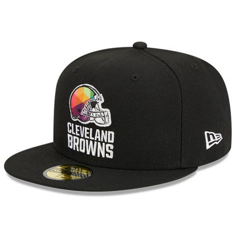 Men's New Era Brown/Orange Cleveland Browns Wordmark Flow 9FIFTY