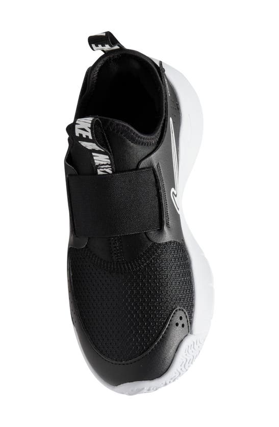 Nike Flex Runner 3 Slip-on Shoe In Black/ White