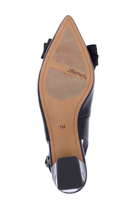 Shop J. Reneé Kimma Slingback Pointed Toe Pump In Black