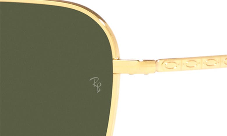 Shop Ray Ban Ray-ban New Caravan 55mm Square Sunglasses In Yellow Gold