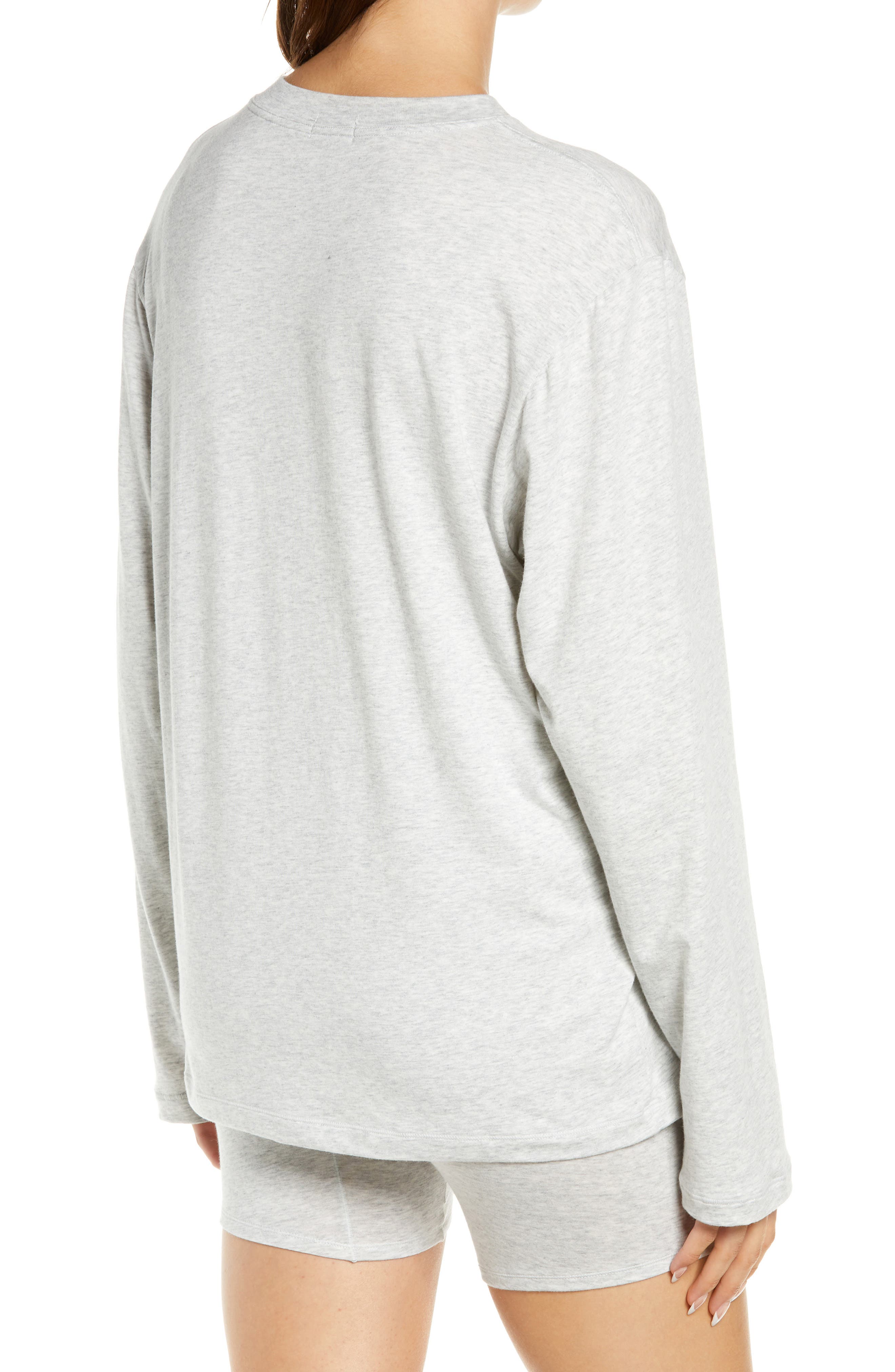 SKIMS Boyfriend Long Sleeve TShirt Nordstrom