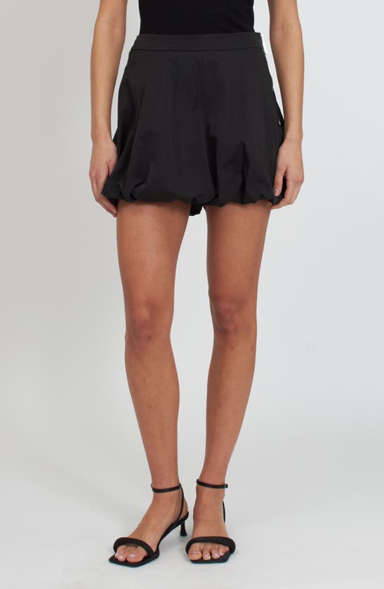 Shop Rebecca Minkoff Elton Bubble Miniskirt In True Black