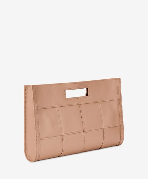 Shop Gigi New York Remy Clutch In Cappuccino