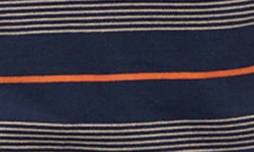 Shop Bench . Milos Striped Cotton T-shirt In Navy