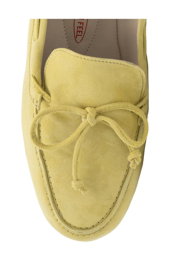 Shop Amalfi By Rangoni Dubblino Driving Loafer In Lime Light Cashmere