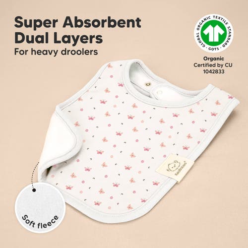 Shop Keababies 8-pack Coast Drool Bibs In Butterflies