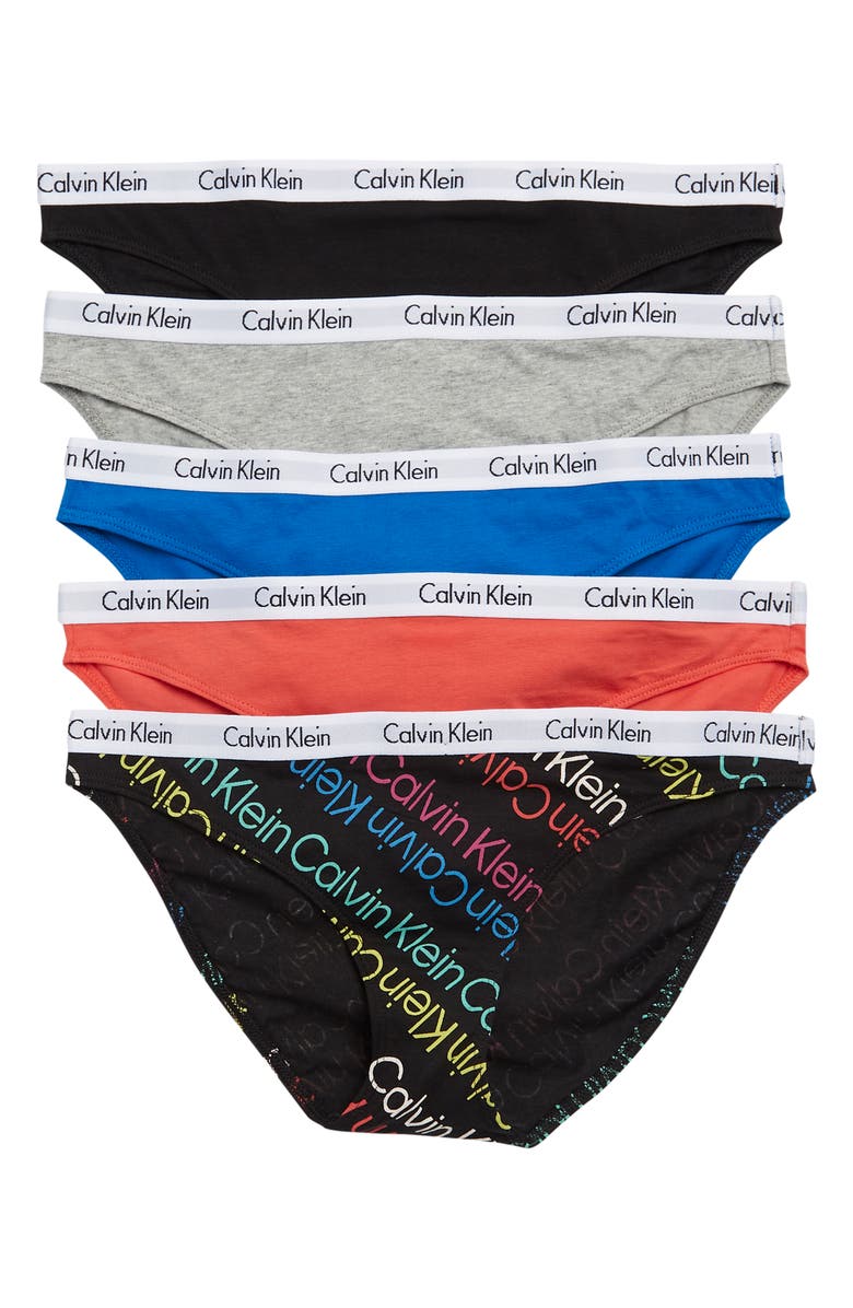 ondergoed oosten formule Calvin Klein Logo Bikini - Pack of 5 | Nordstromrack