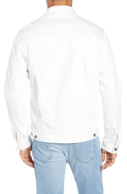 Ag Dart Denim Jacket In 1 Year Neutral White