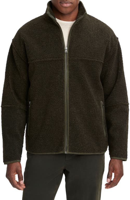 Vince High Pile Fleece Jacket in Moss Green at Nordstrom, Size Xx-Large