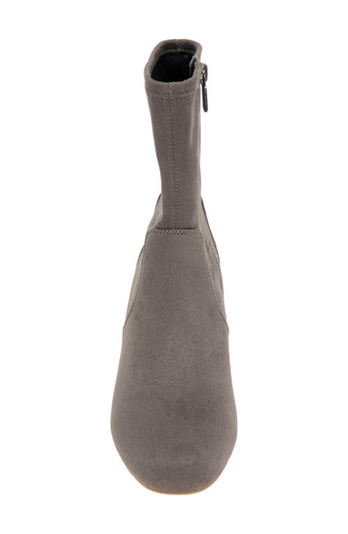 Reaction Kenneth Cole Raleigh Block Heel Bootie In Concrete Micro