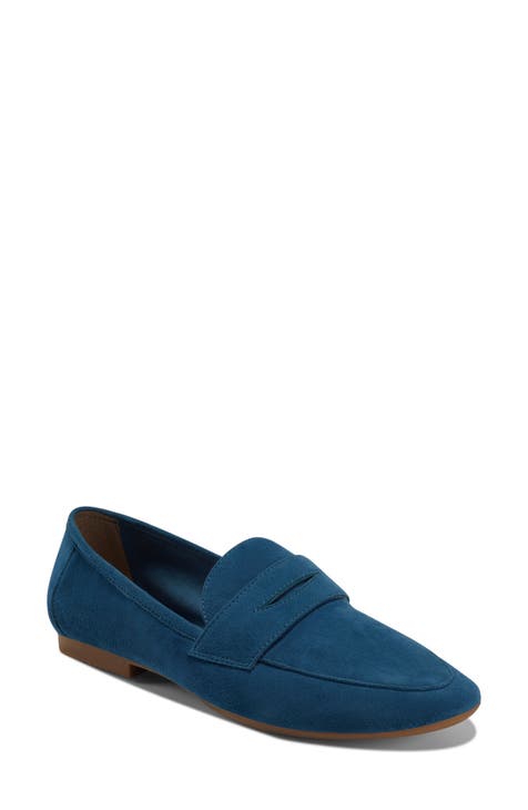 blue bottom shoes flats