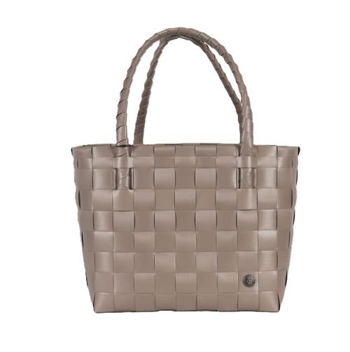 Shop Handed By Paris Recycled Plastic Tote Bag In Liver
