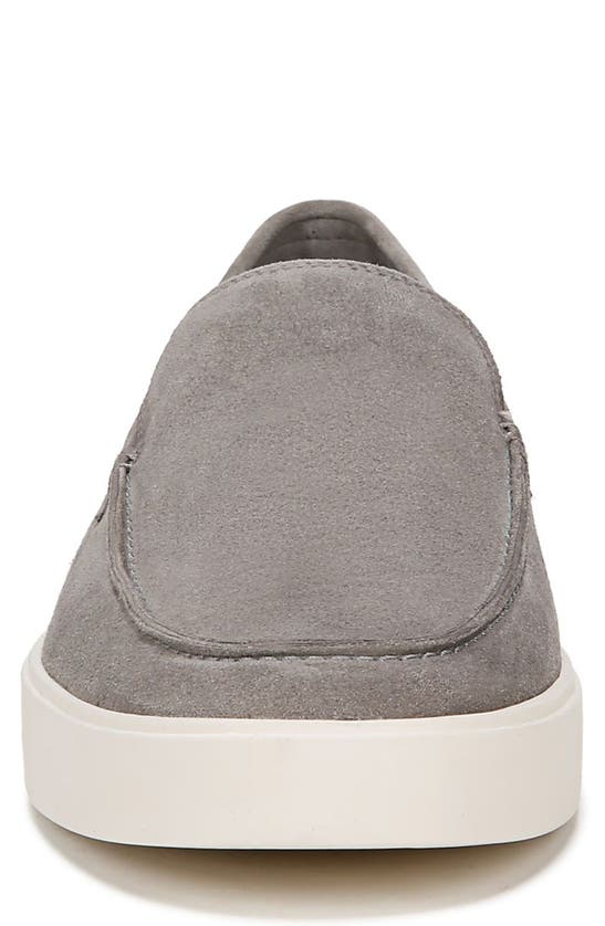 Vince Toren Mens Leather Slip On Loafers In Smokegrey