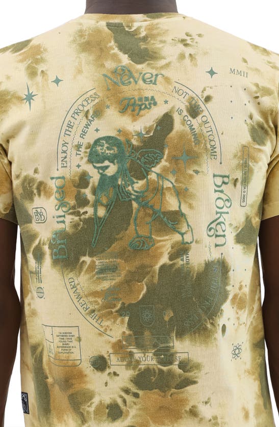 Prps Men's Missons Cotton T-shirt In Green Multi