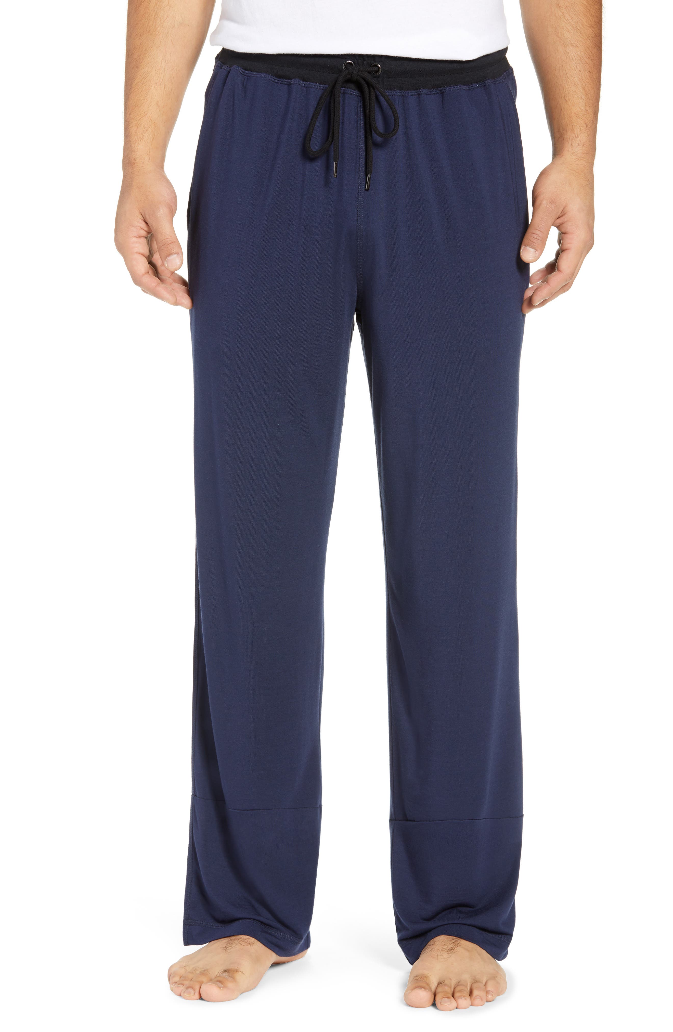 Daniel Buchler Modal Blend Pajama Pants, Blue