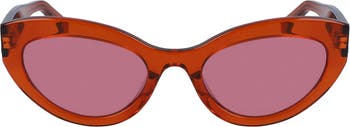 MCM 54mm Oval Cat Eye Sunglasses | Nordstromrack