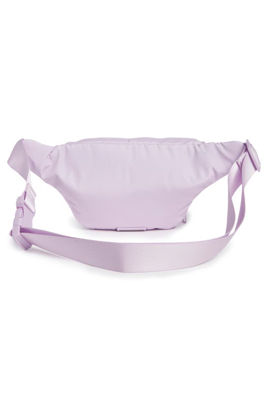 Shop Madden Girl Padded Nylon Belt Bag In Lilac