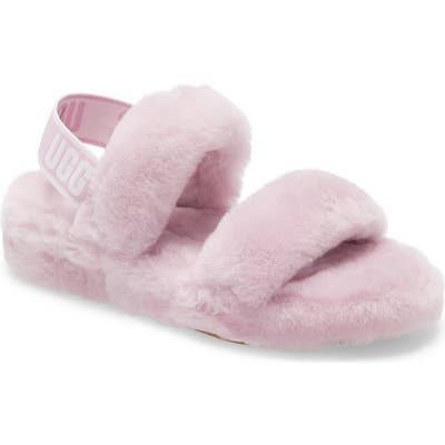 UGG Oh Yeah Genuine Shearling Slingback Slipper, Purple