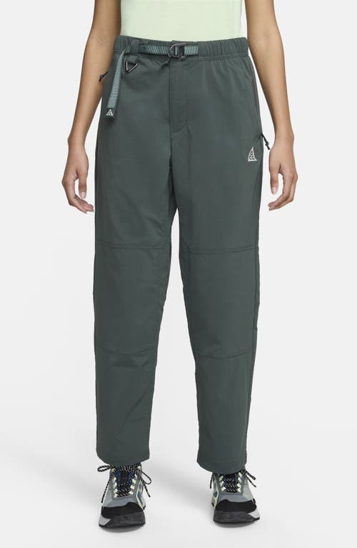 Nike Acg Uv Trail Trousers In Vintage Green/summit White