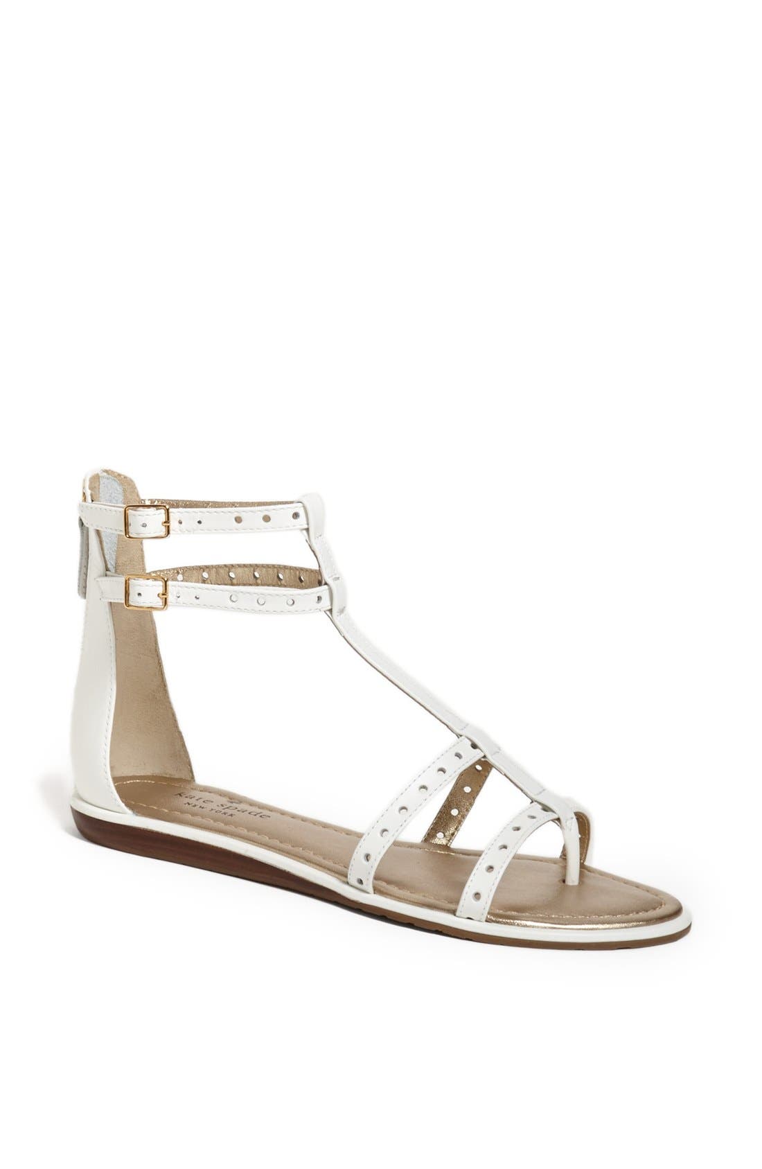 kate spade new york 'adagio' leather gladiator thong sandal Nordstrom
