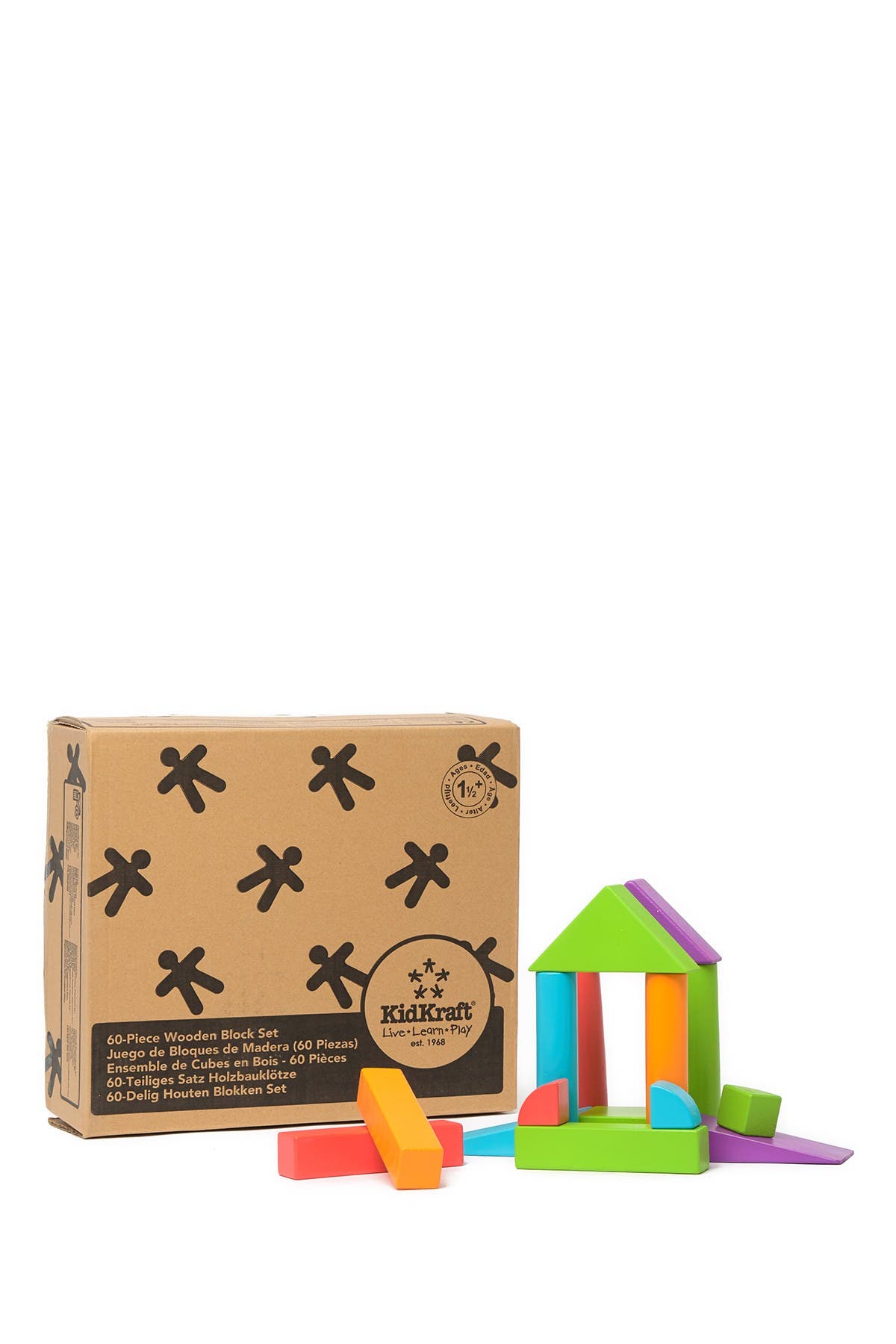 kidkraft 60 piece wooden block set