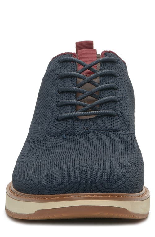 Shop Vince Camuto Staan Knit Oxford Sneaker In Eclipse/chili