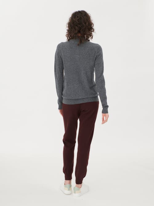 Shop Gobi Cashmere Full-zip Cashmere Cardigan In Plum Kitten