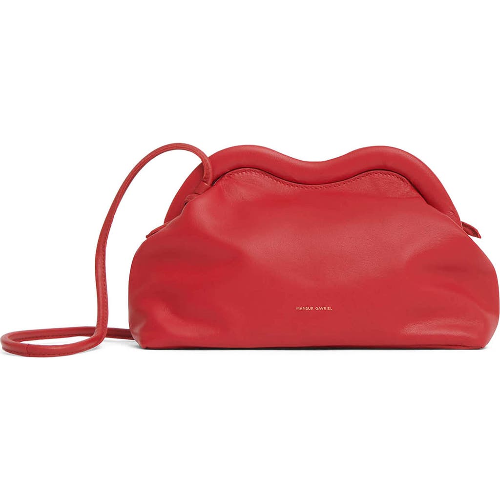 Mansur Gavriel Baci Cross Bag In Flamma