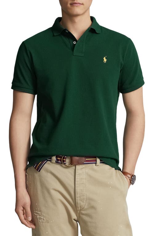 Polo Ralph Lauren Solid Piqué Polo in Hunt Club Green at Nordstrom, Size Xx-Large
