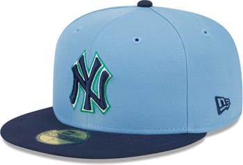 Men's New Era Light Blue York Yankees 2023 Spring Color Basic 59FIFTY Fitted Hat