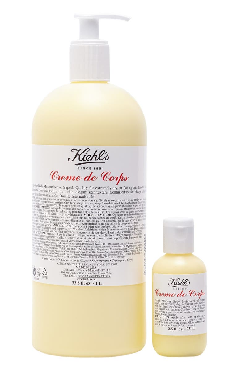 KIEHL'S SINCE 1851 'Crème de Corps' Home & Away Duo, Main, color, No Color
