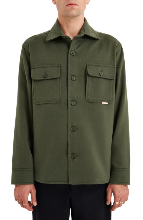 Martham Water Repellent Shacket in Olive