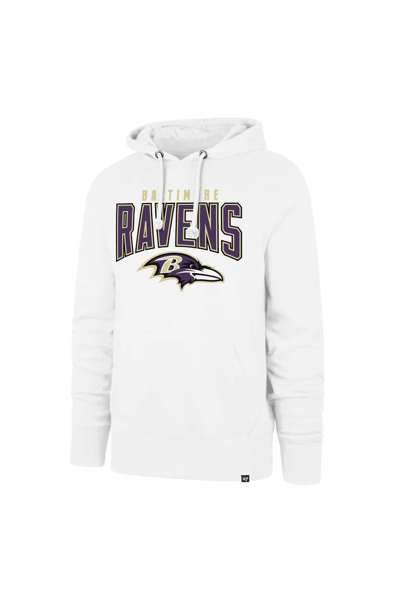 '47 Men's '47 White Baltimore Ravens Elements Arch Headline Pullover ...